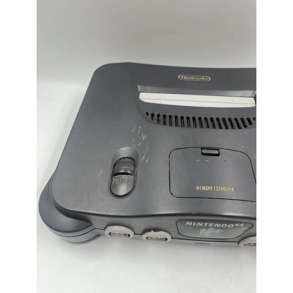 Nintendo 64 N64 Game Console Only NUS-001 Black - Tested & Working